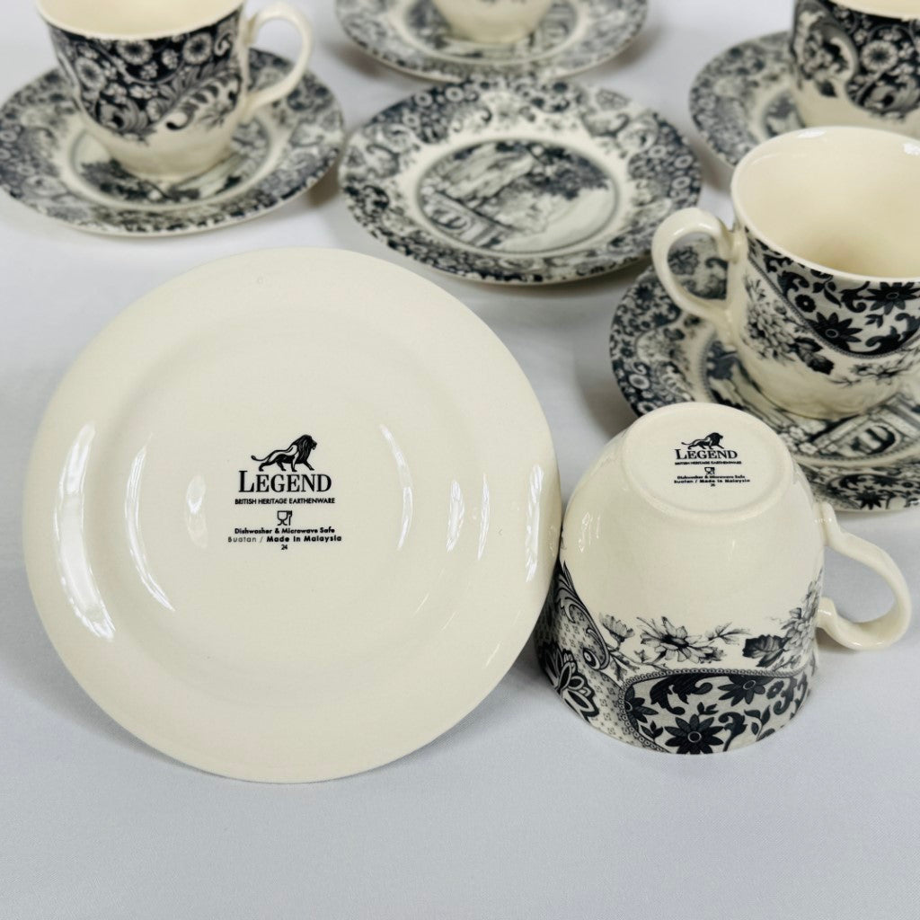 Rome Grey Dinner Set - Claytan