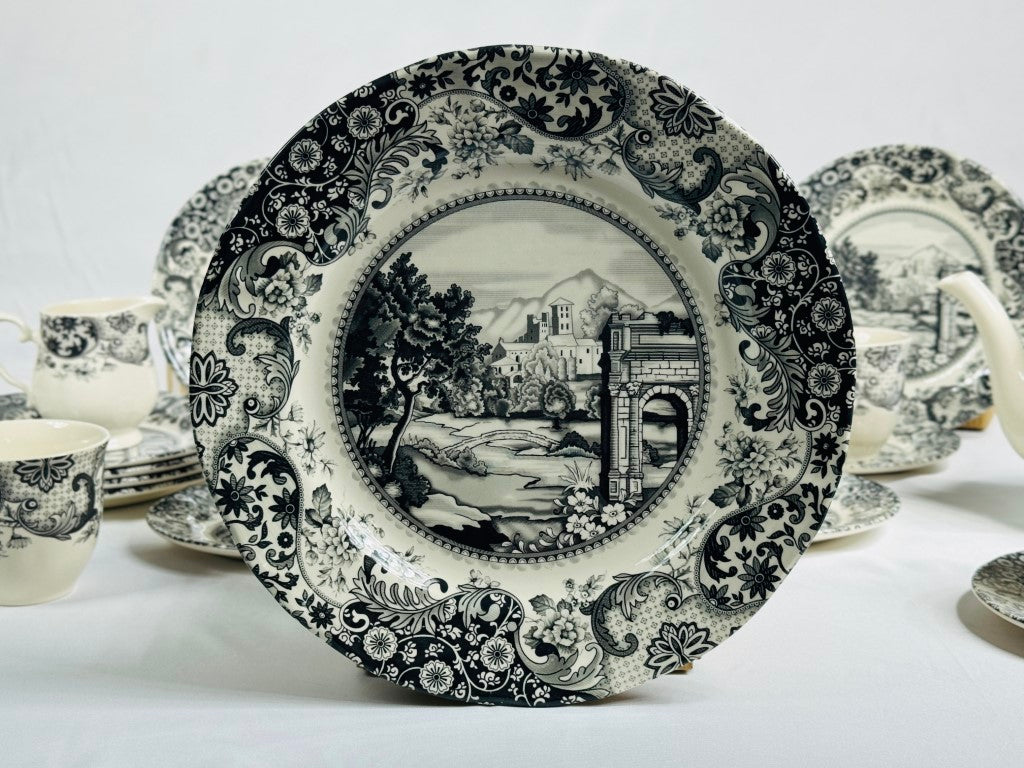 Rome Grey Dinner Set - Claytan