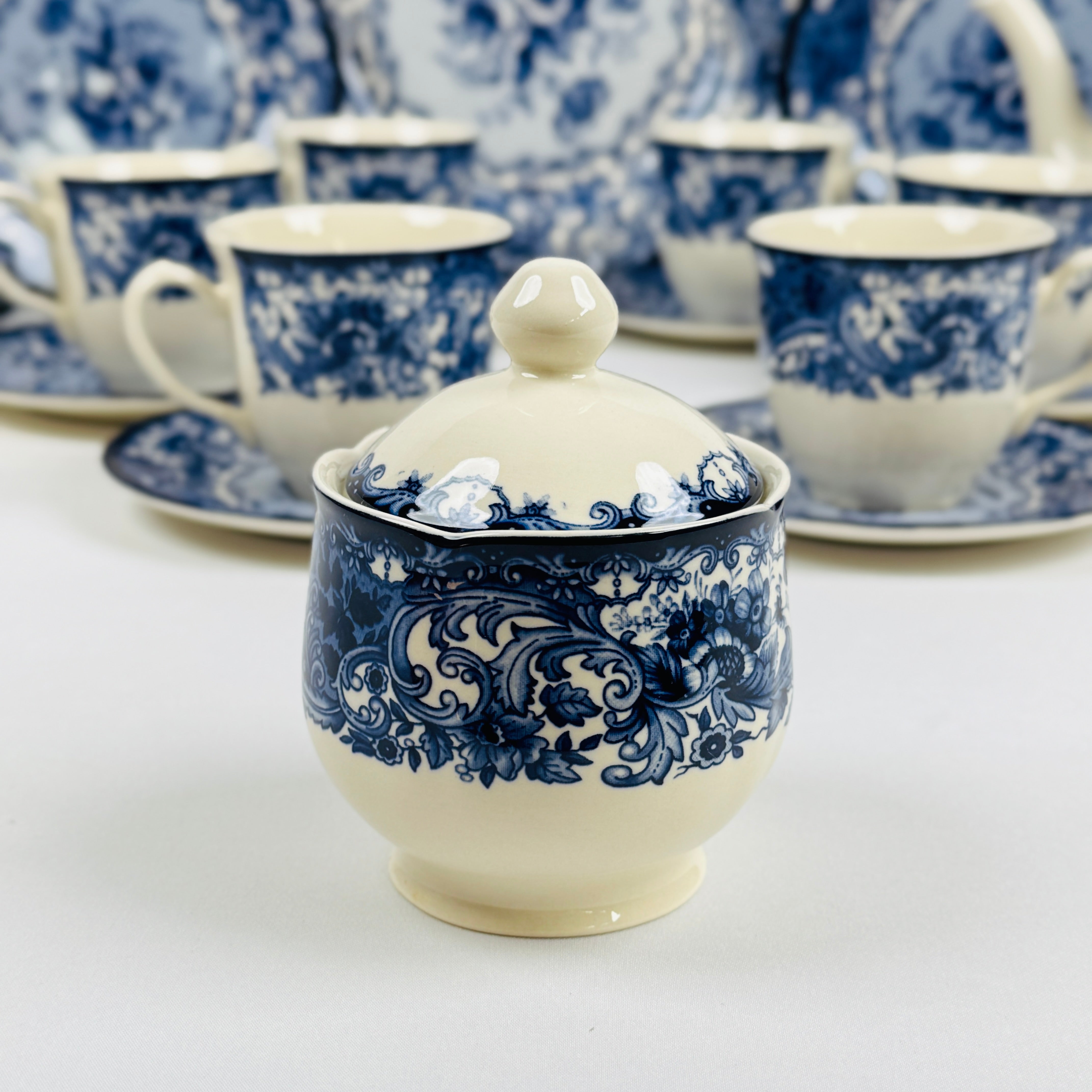 Divine Dark Blue Dinner Set - Claytan