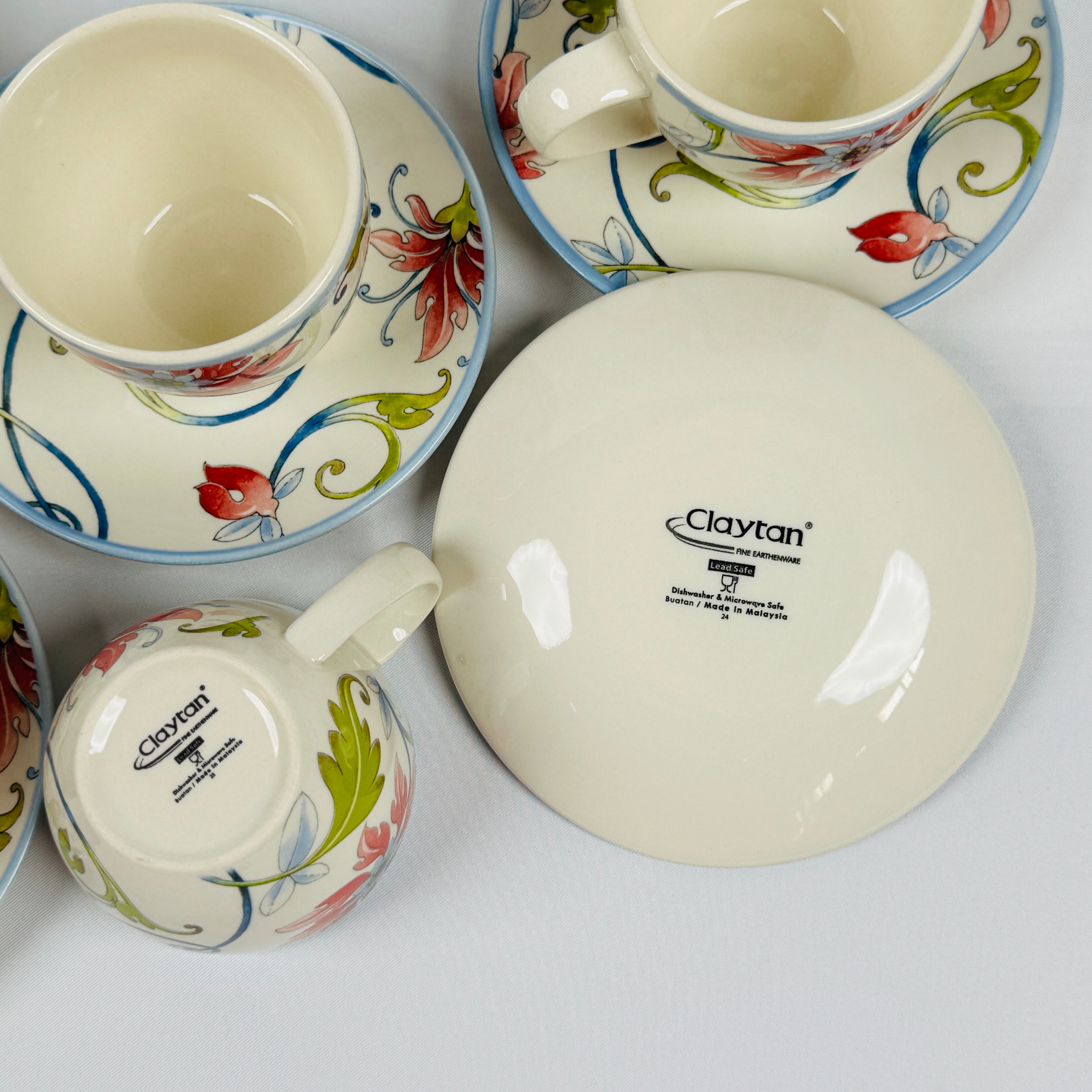 Botanical Spiral Dinner Set - Claytan