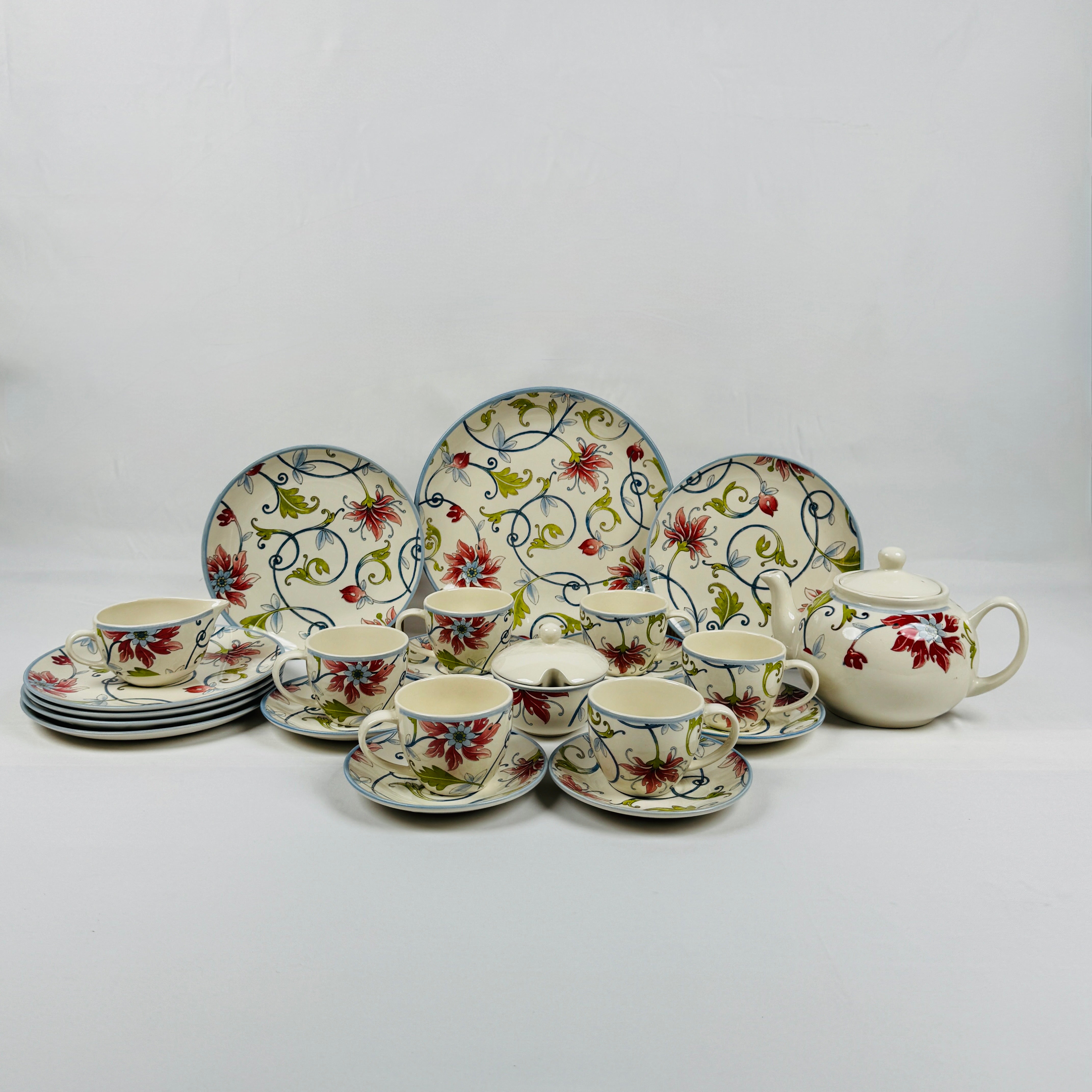 Botanical Spiral Dinner Set - Claytan