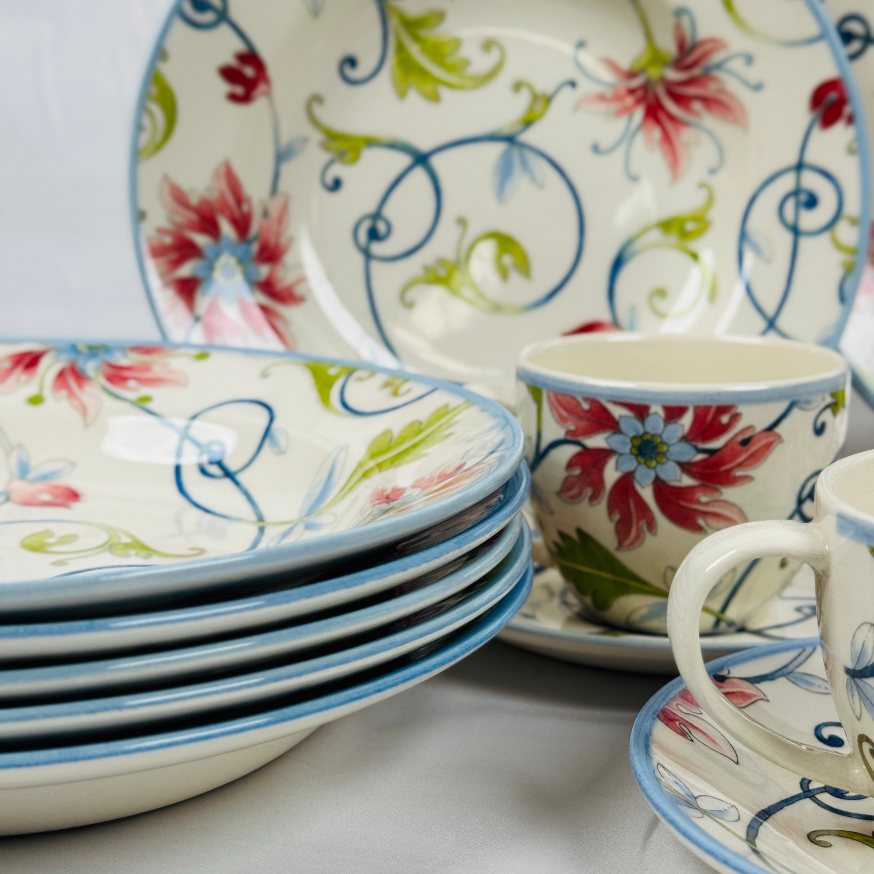 Botanical Spiral Dinner Set - Claytan