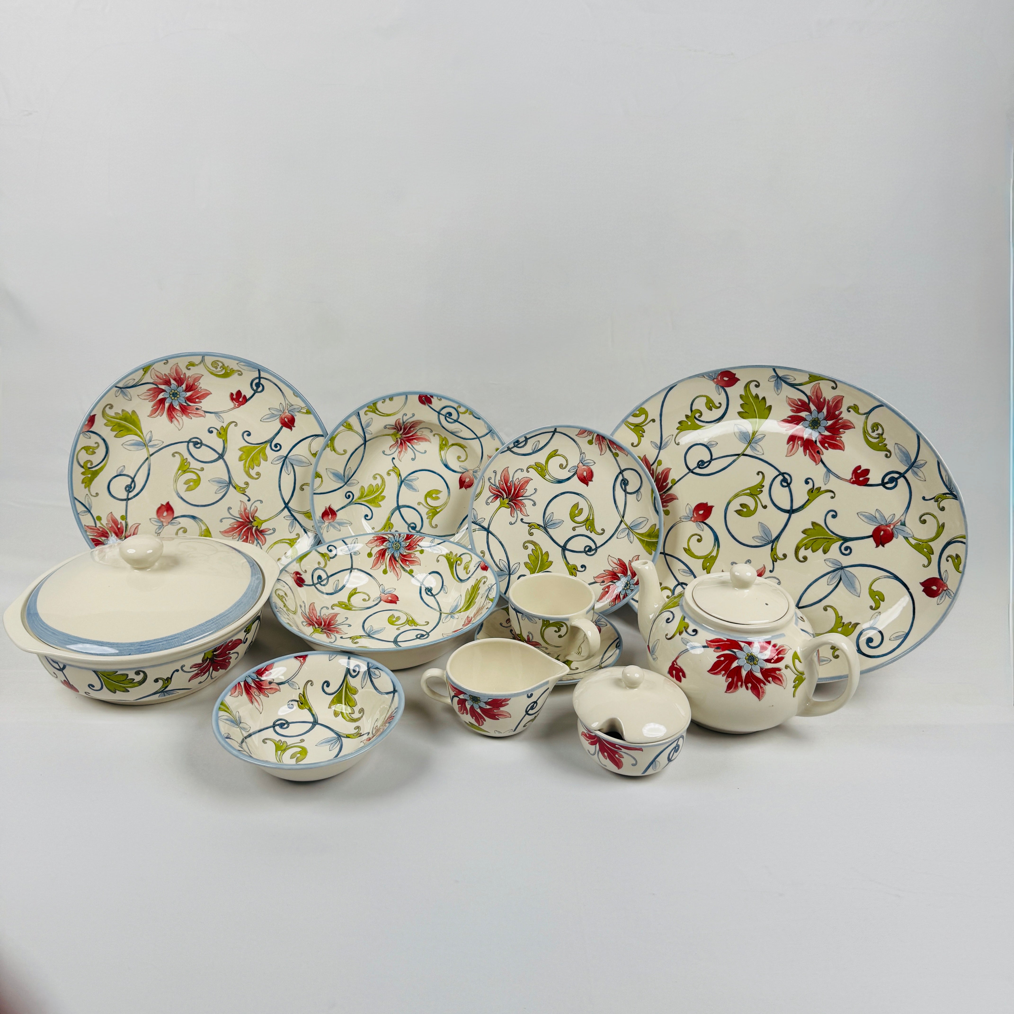 Botanical Spiral Dinner Set - Claytan