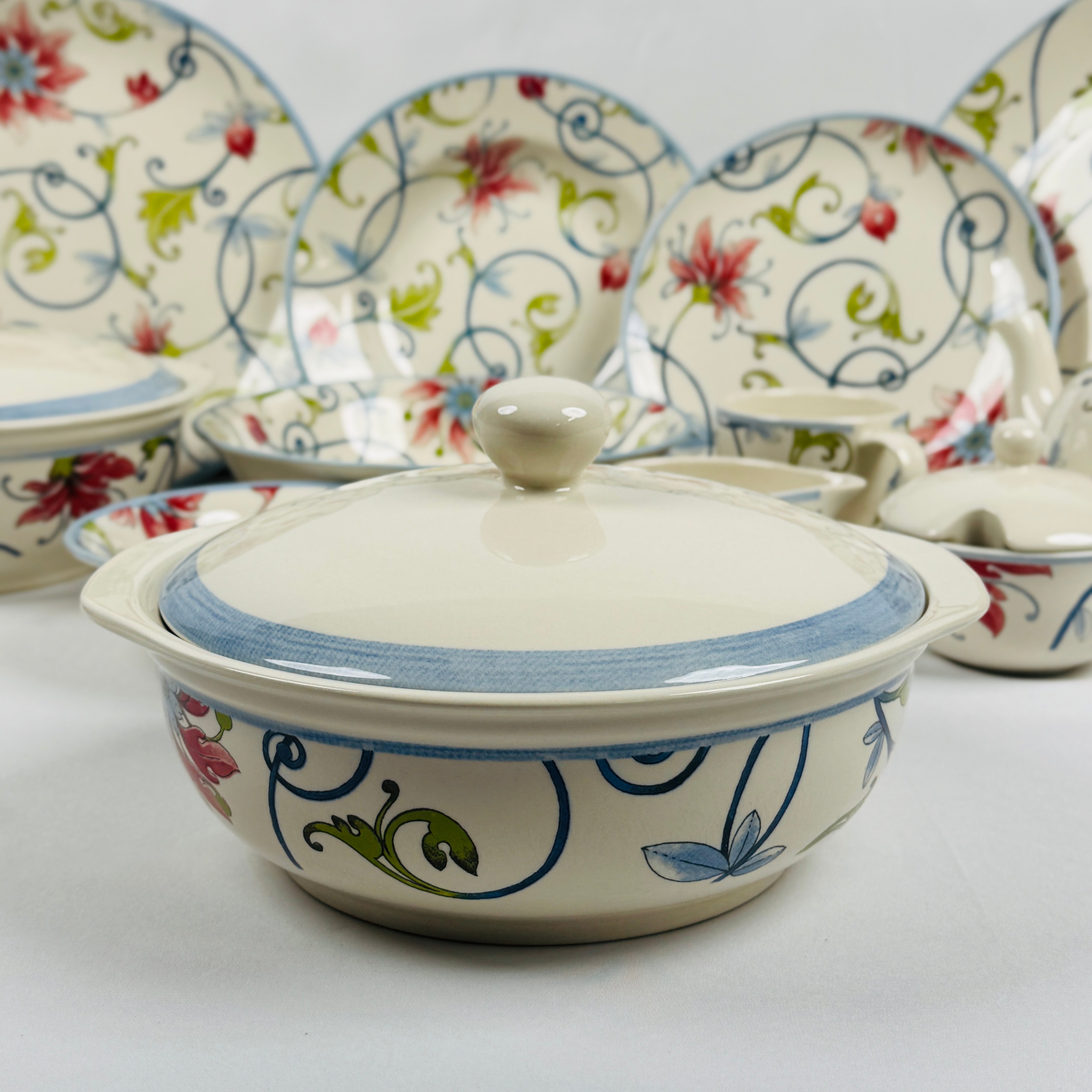 Botanical Spiral Dinner Set - Claytan