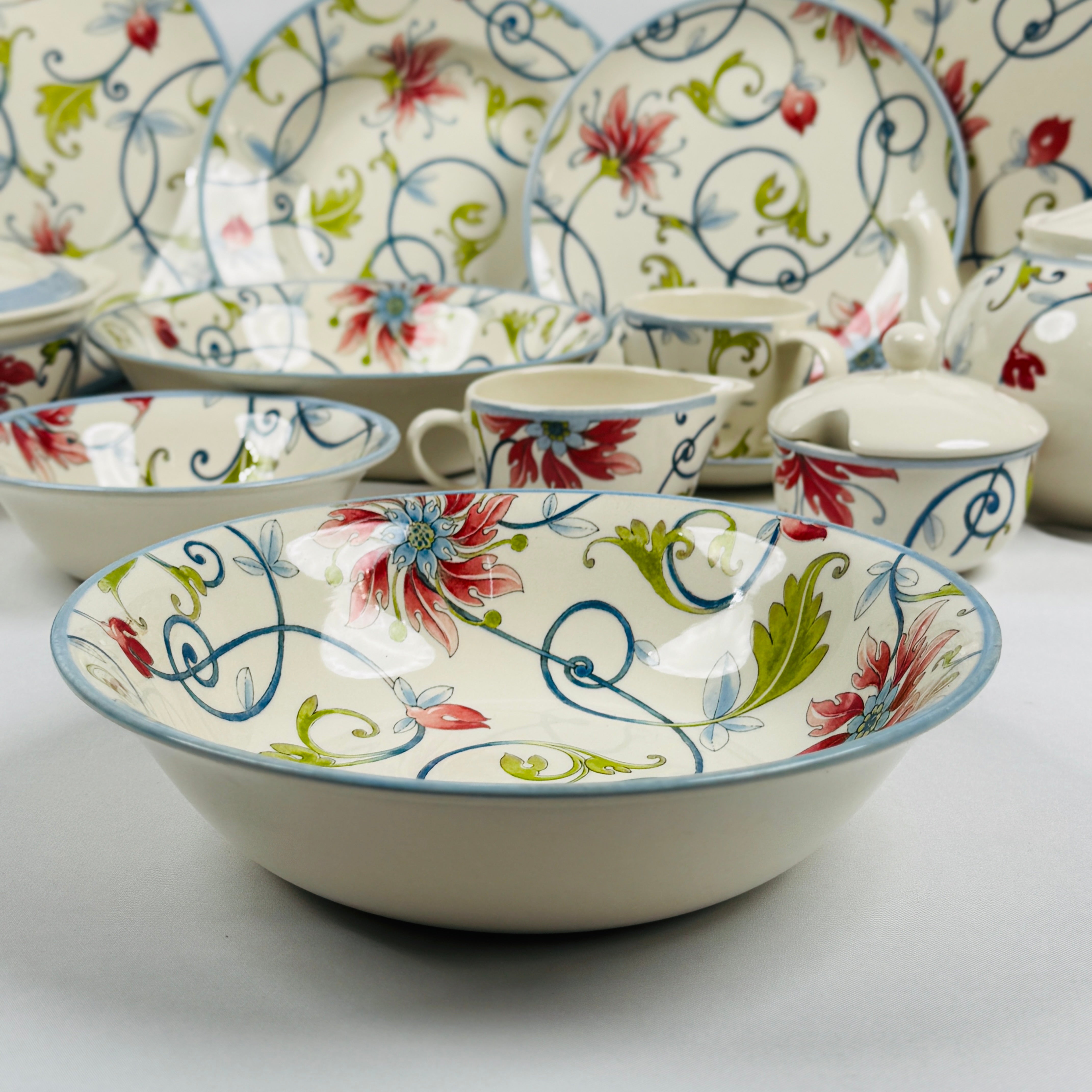 Botanical Spiral Dinner Set - Claytan