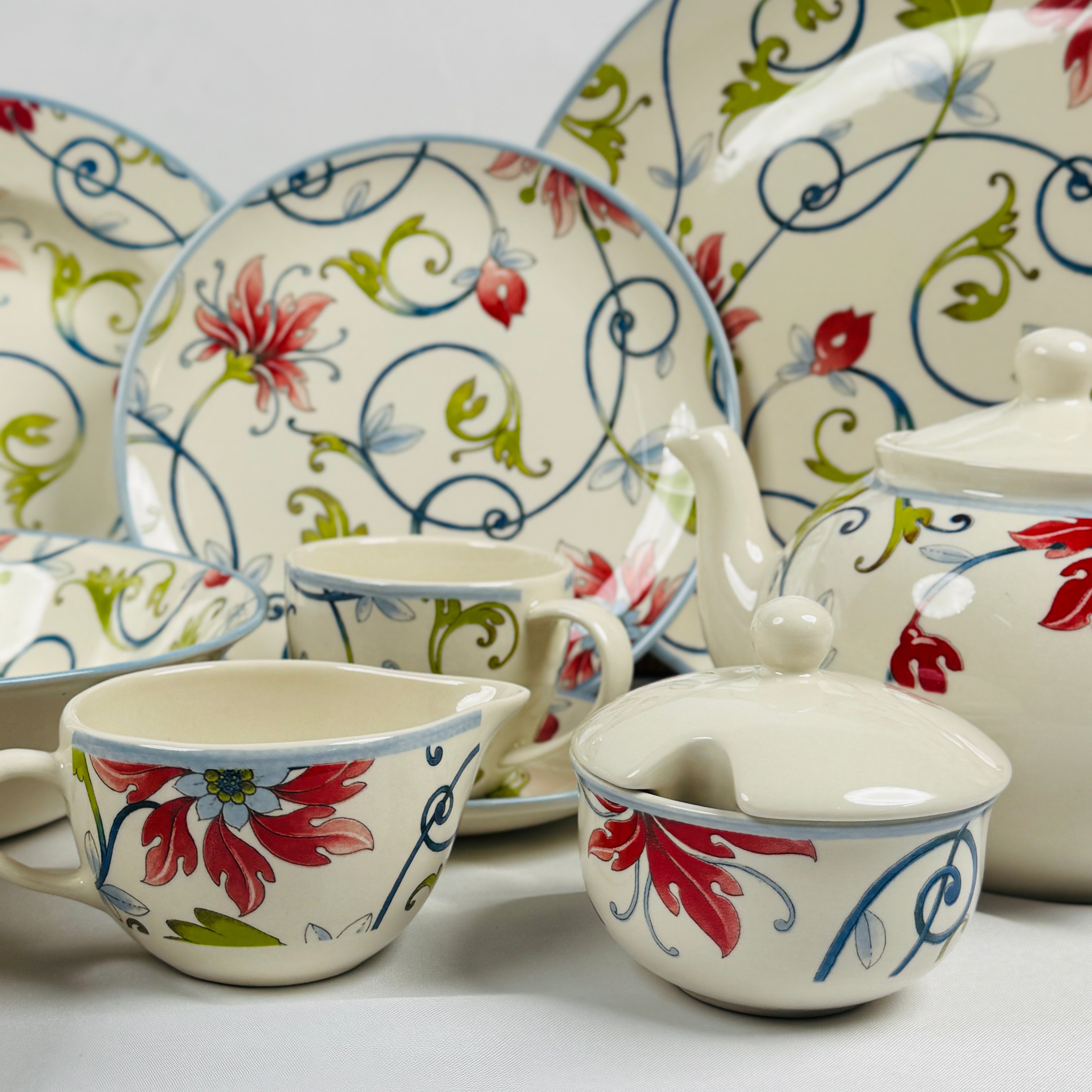 Botanical Spiral Dinner Set - Claytan