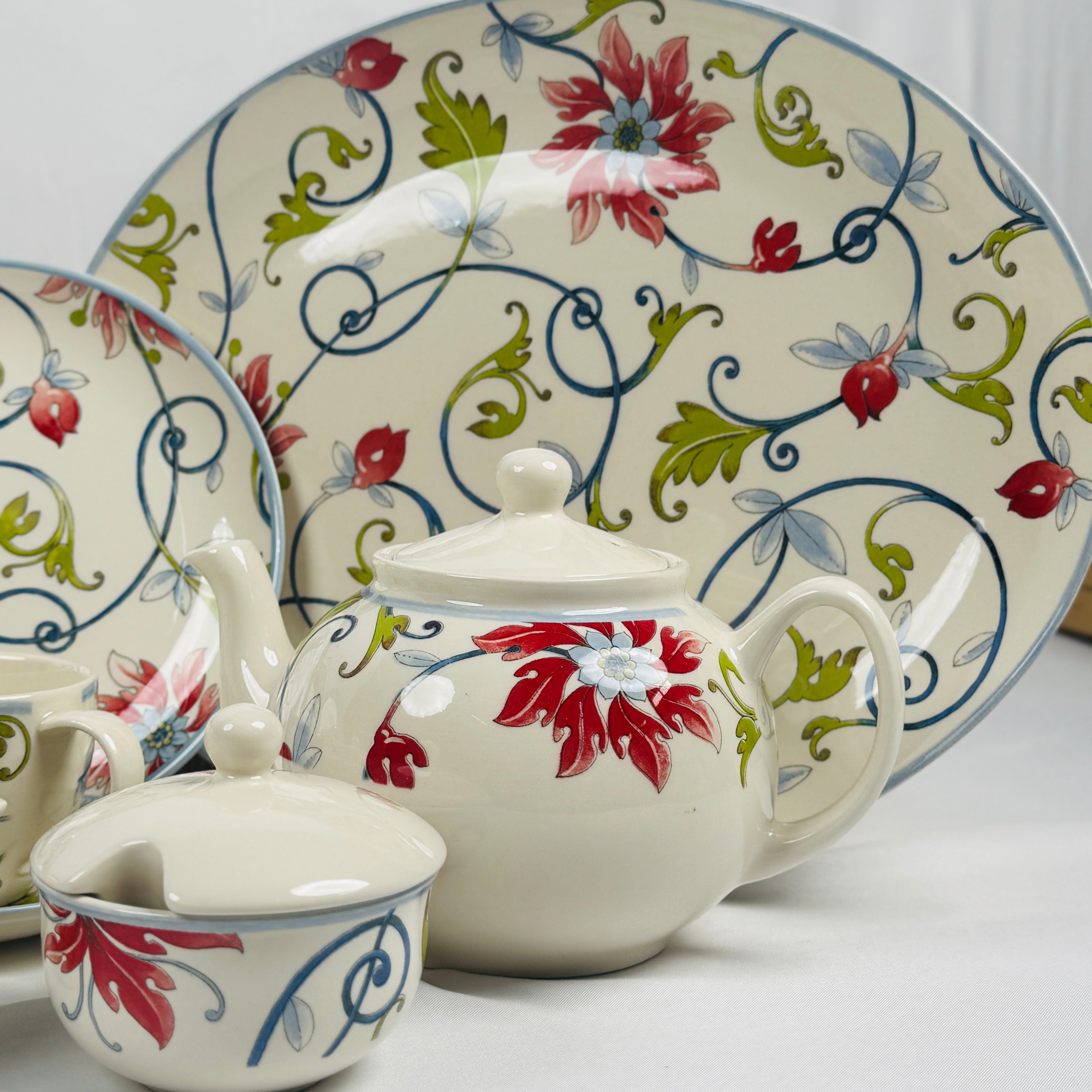 Botanical Spiral Dinner Set - Claytan