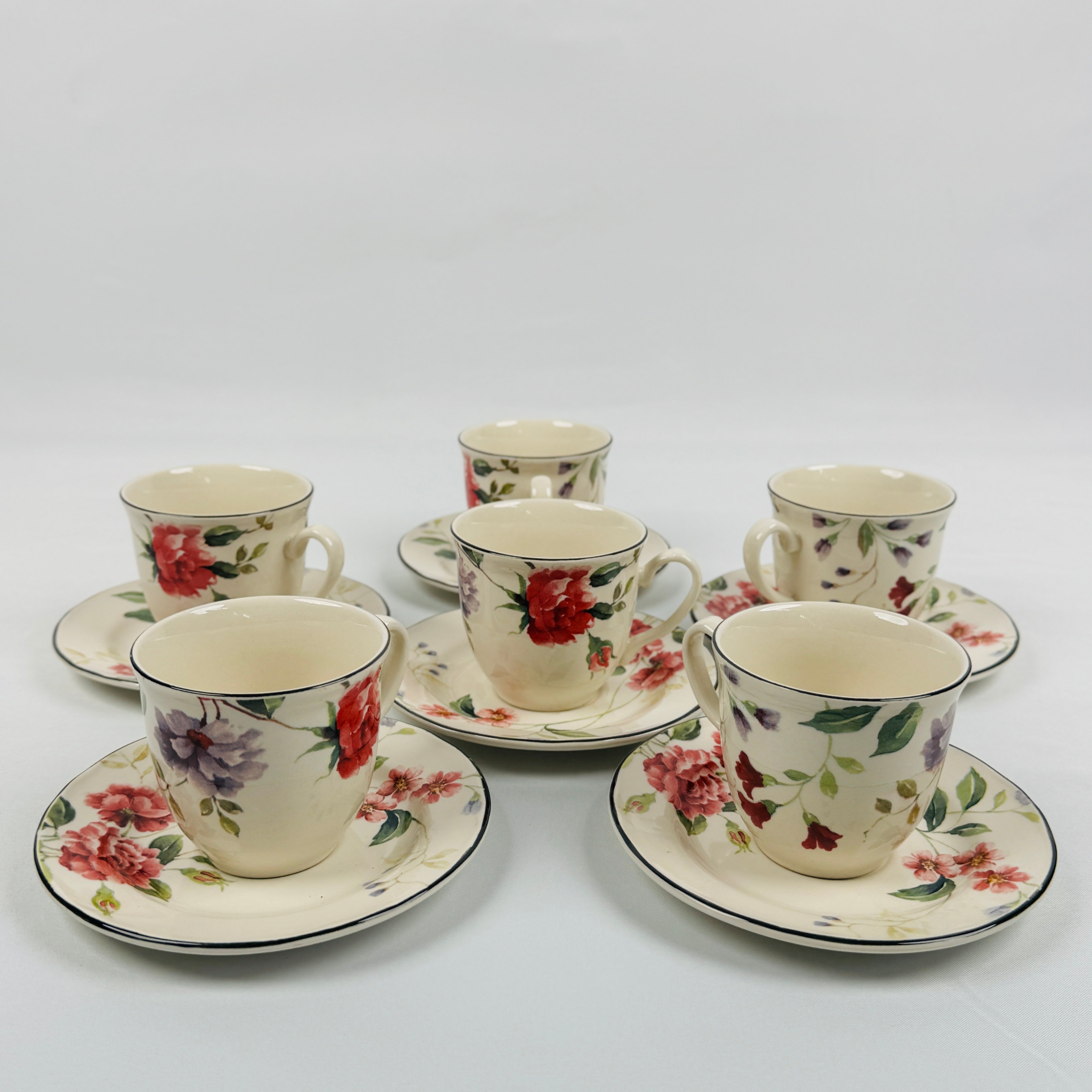 Priscilla With Banding Dinner Set- Claytan