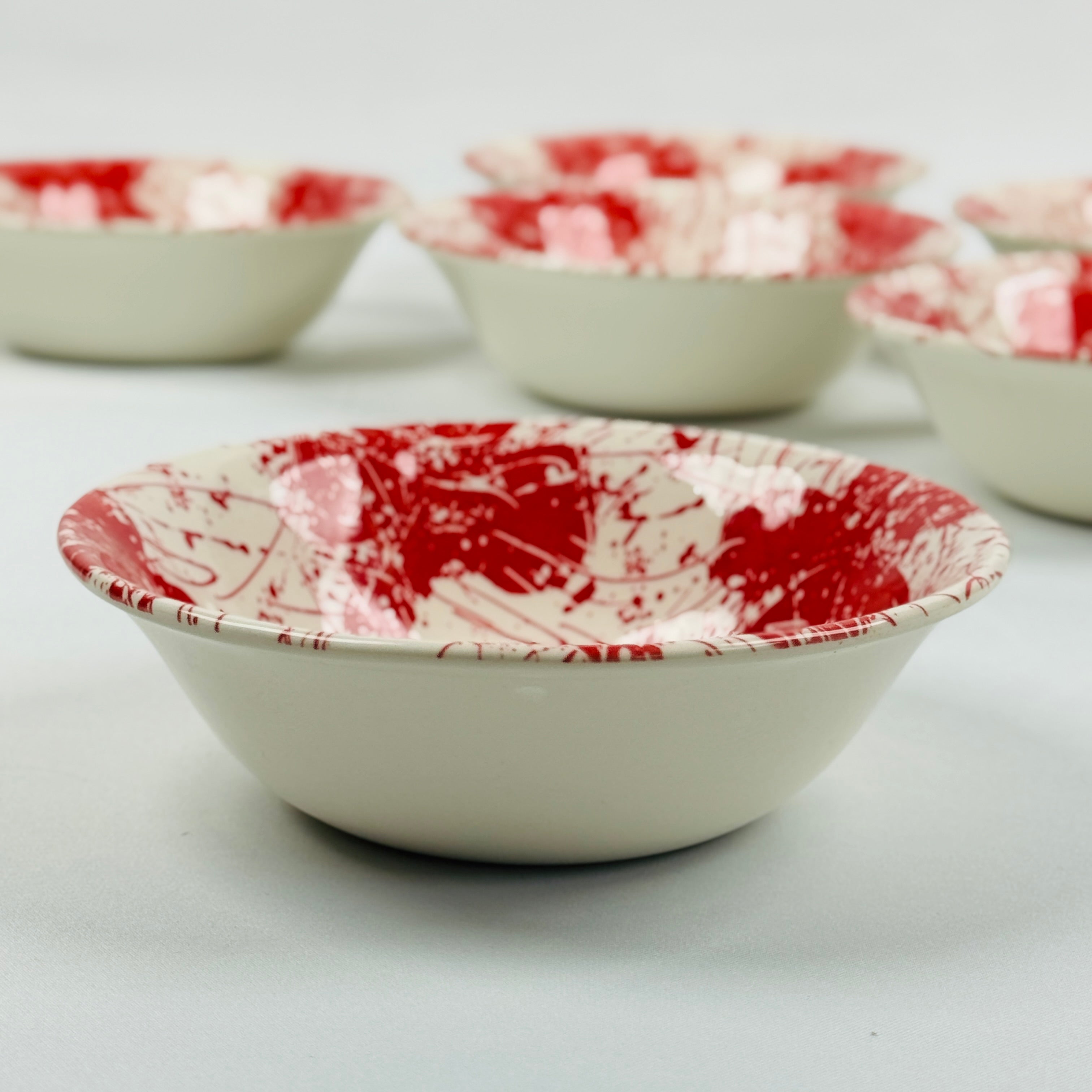 Splatters Pink (+Ve All Over) Dinner Set - Claytan