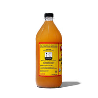 Organic Apple Cider Vinegar 16Oz/32Oz Glass Bottle