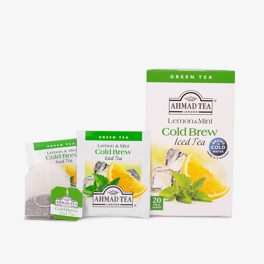 🎁 Lemon & Mint Cold Brew Iced Green Tea - Teabags (100% off)