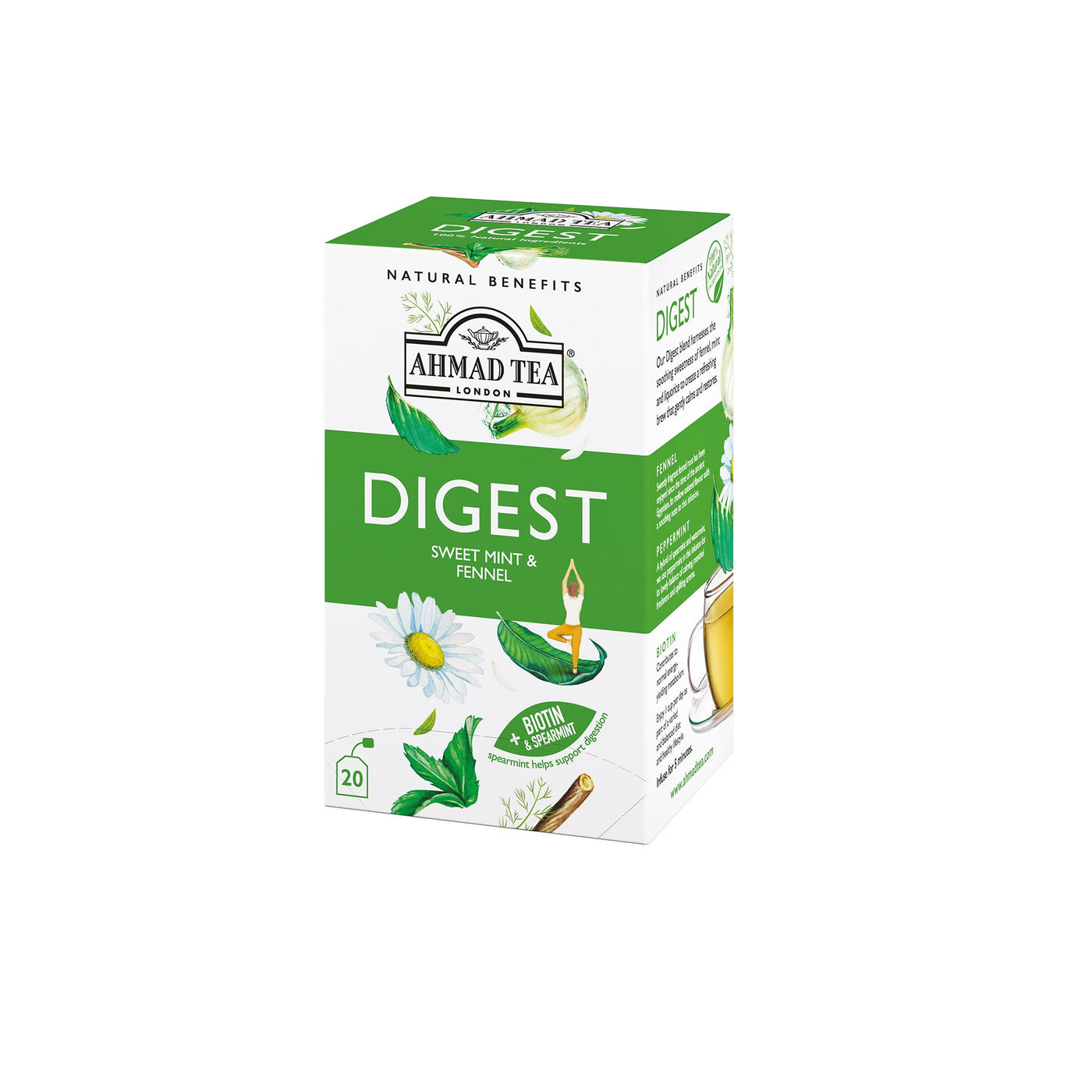 🎁 Sweet Mint & Fennel "Digest" Infusion   Teabags (100% off)