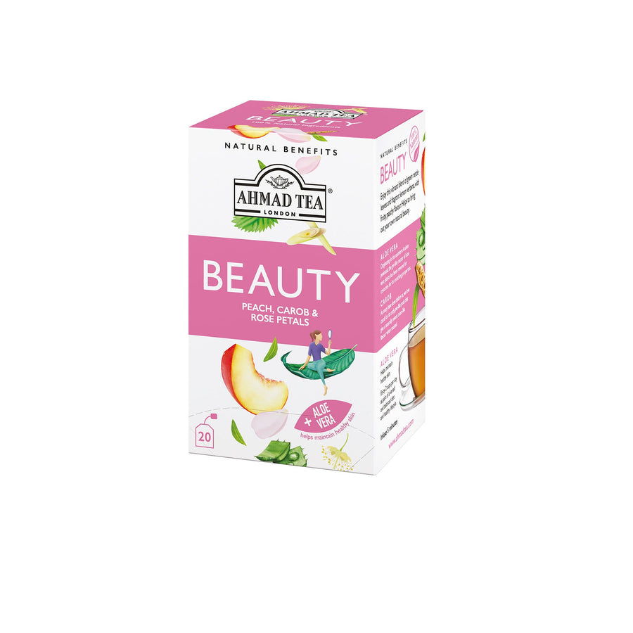 🎁 Peach, Carob & Rose Petals "Beauty" Infusion   Teabags (100% off)