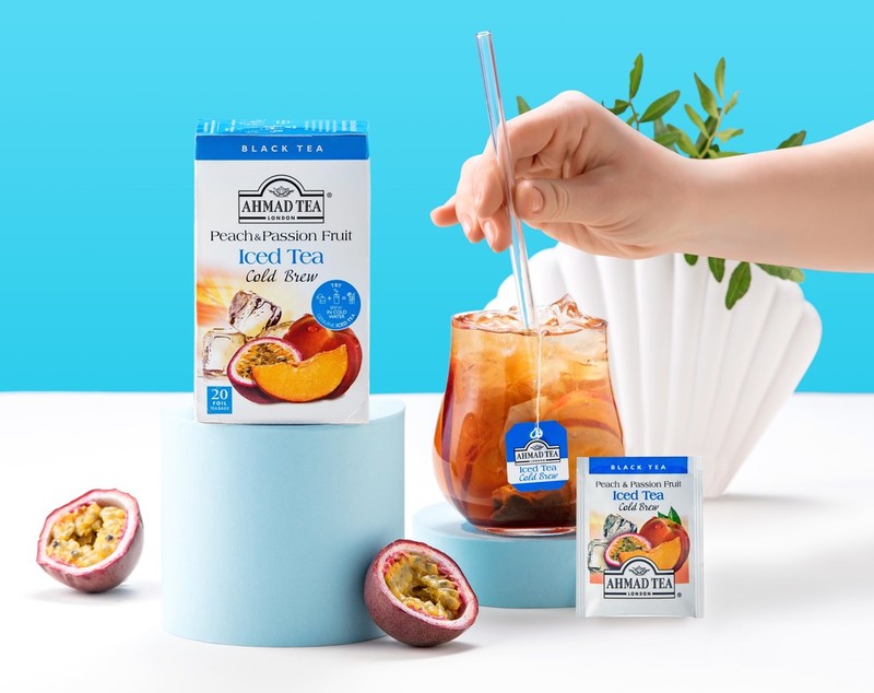 Peach & Passion Fruit Cold Brew Iced Tea - Teabags