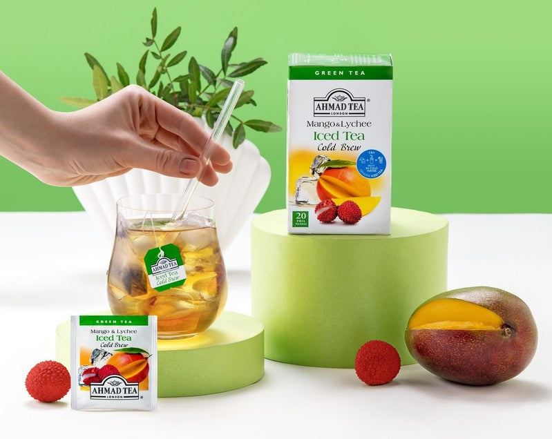 Mango & Lychee Cold Brew Iced Green Tea - Teabags