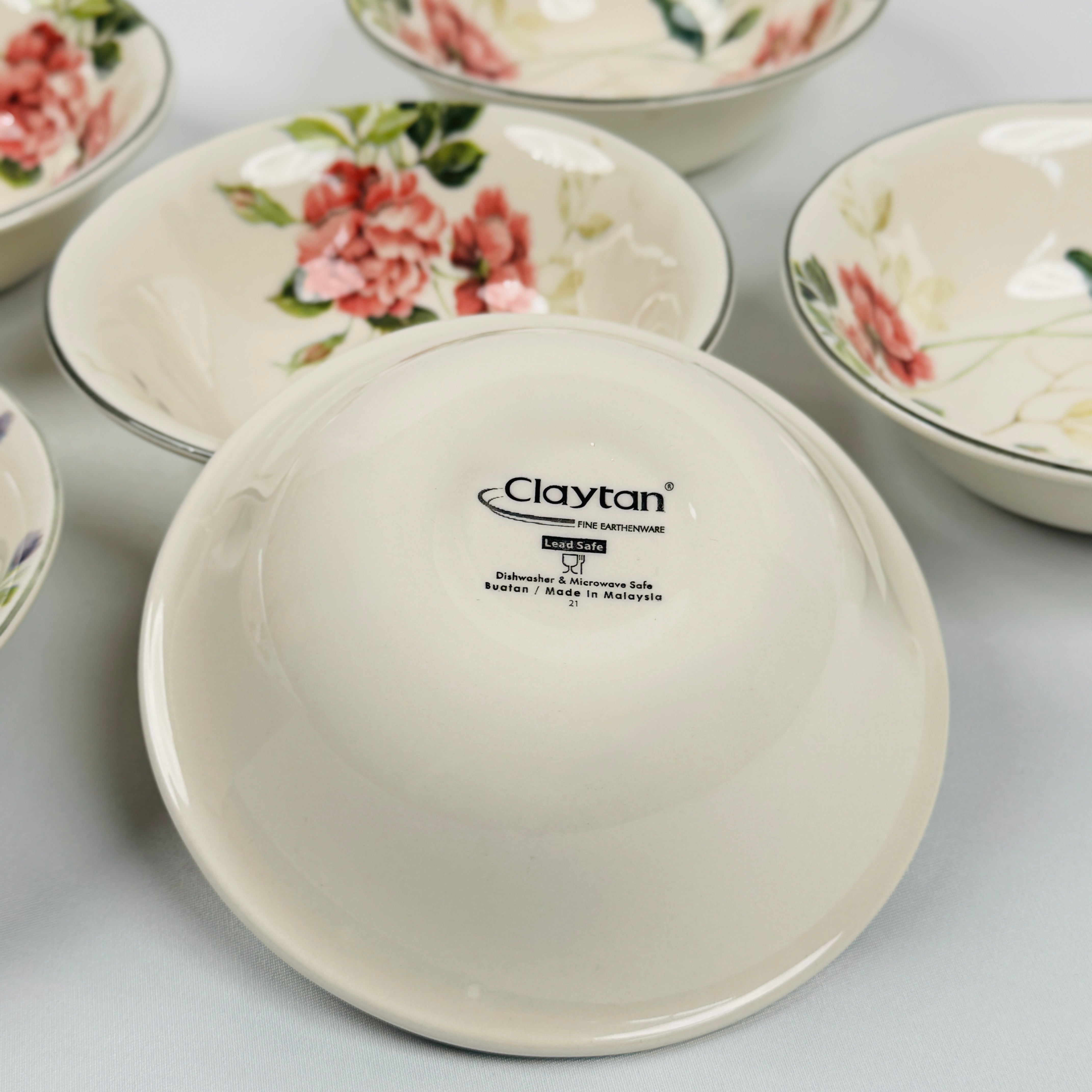 Priscilla With Banding Dinner Set- Claytan