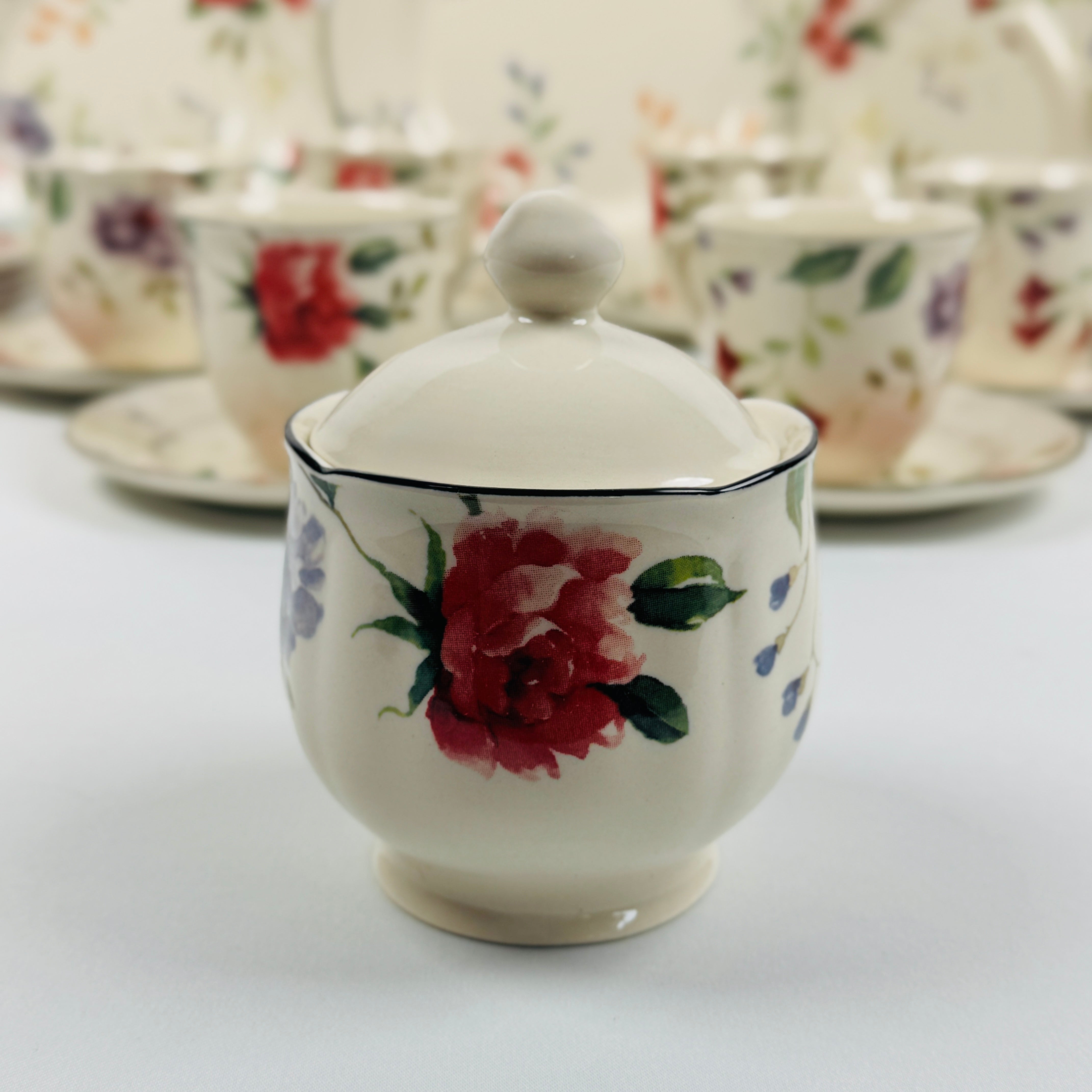 Priscilla With Banding Dinner Set- Claytan