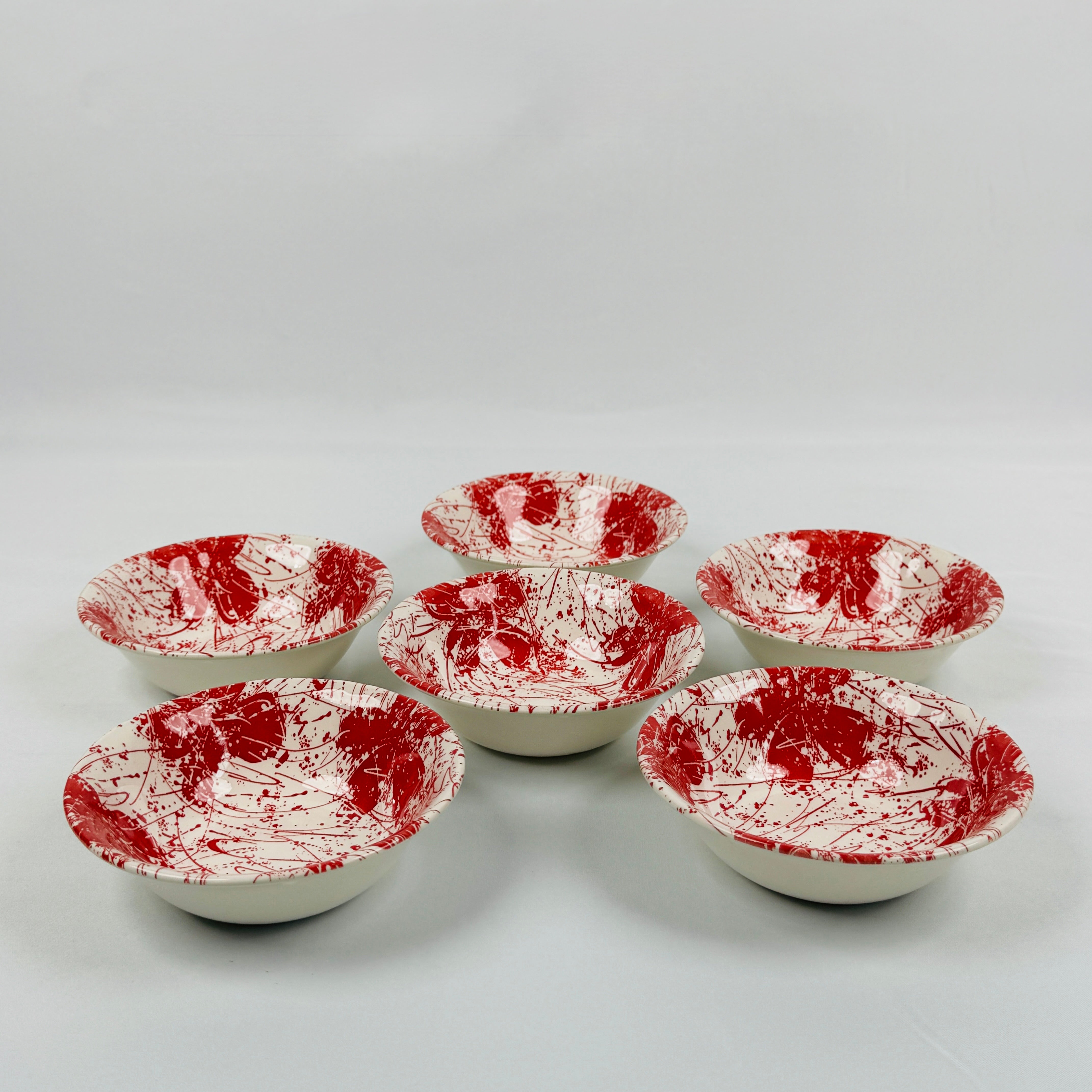 Splatters Pink (+Ve All Over) Dinner Set - Claytan