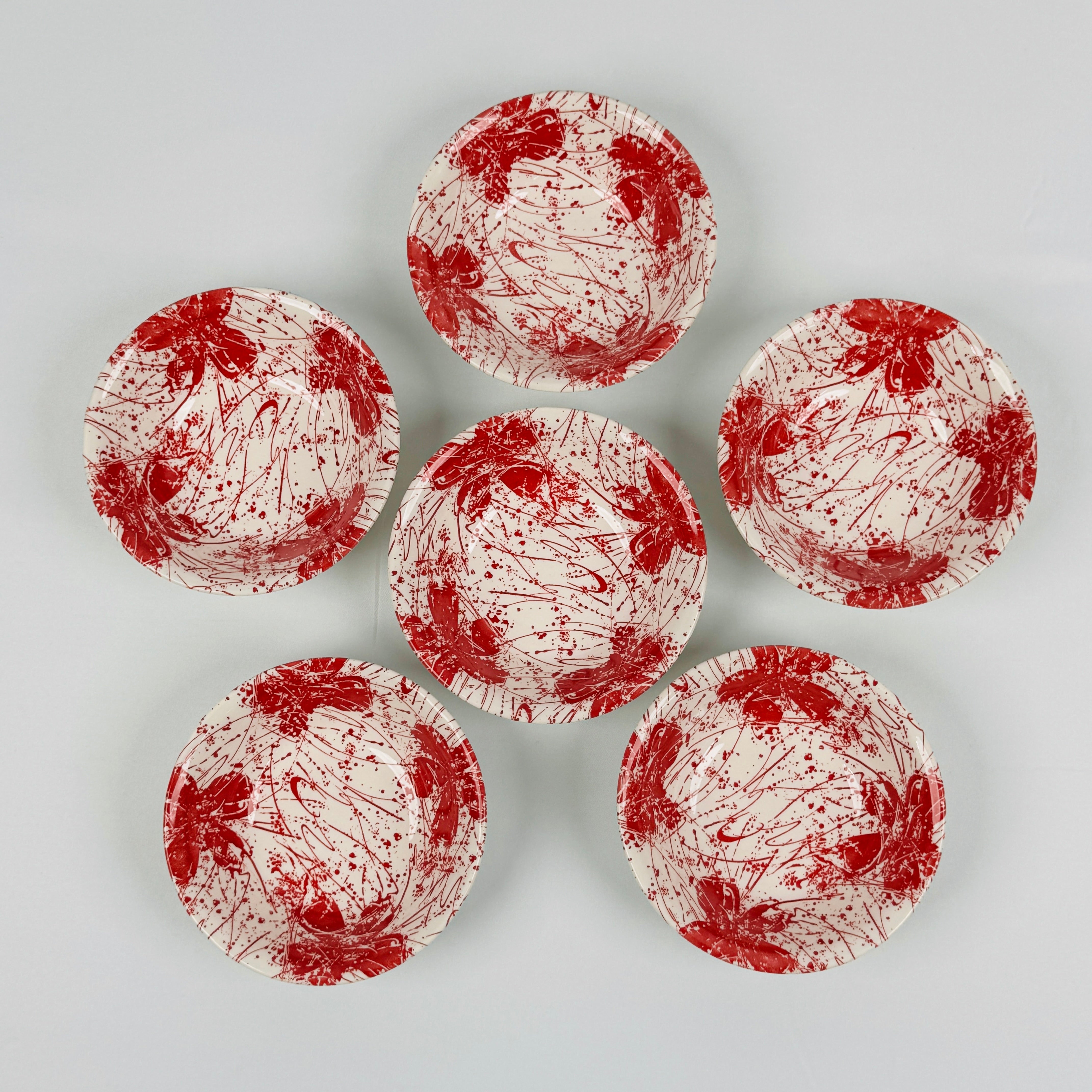 Splatters Pink (+Ve All Over) Dinner Set - Claytan