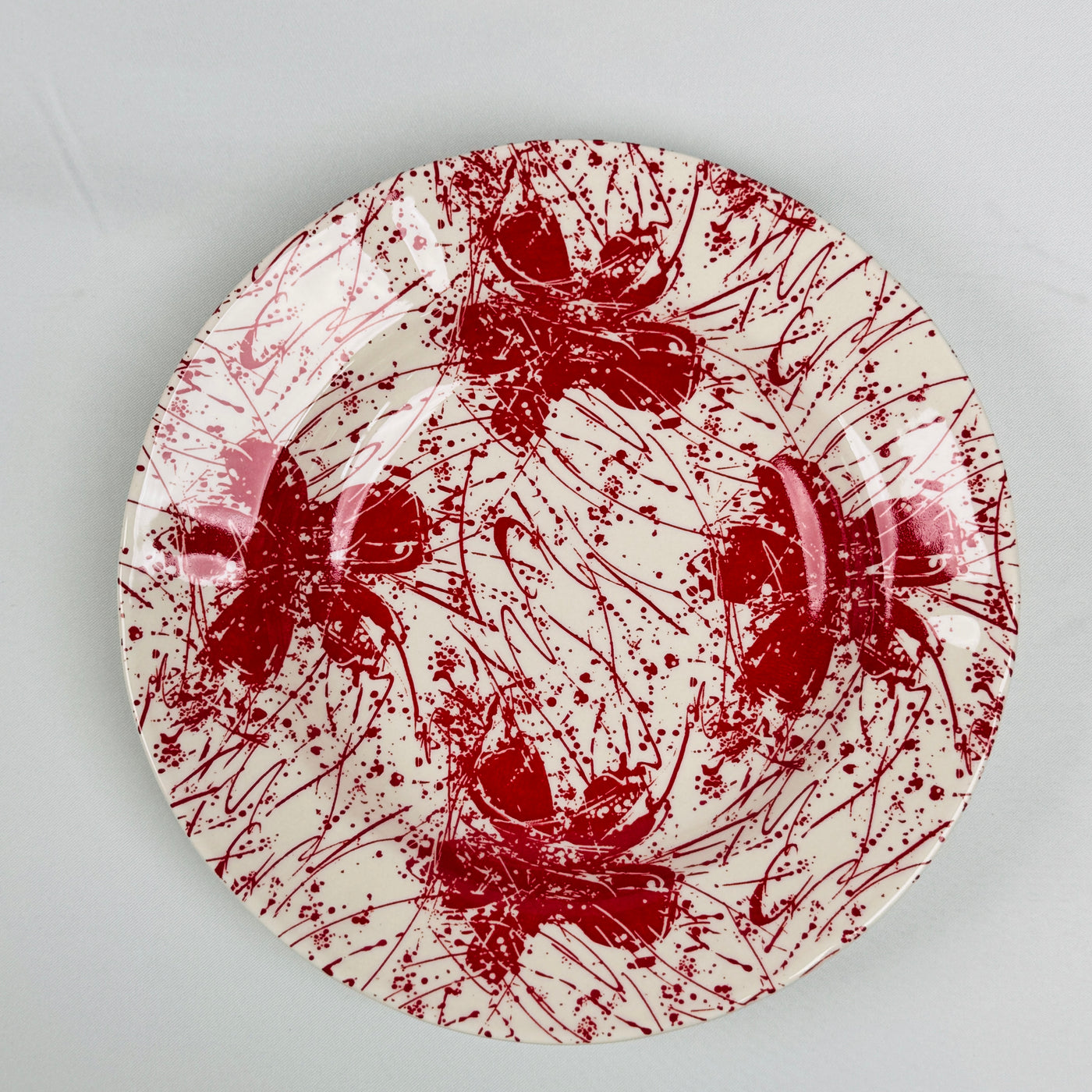 Splatters Pink (+Ve All Over) Dinner Set - Claytan