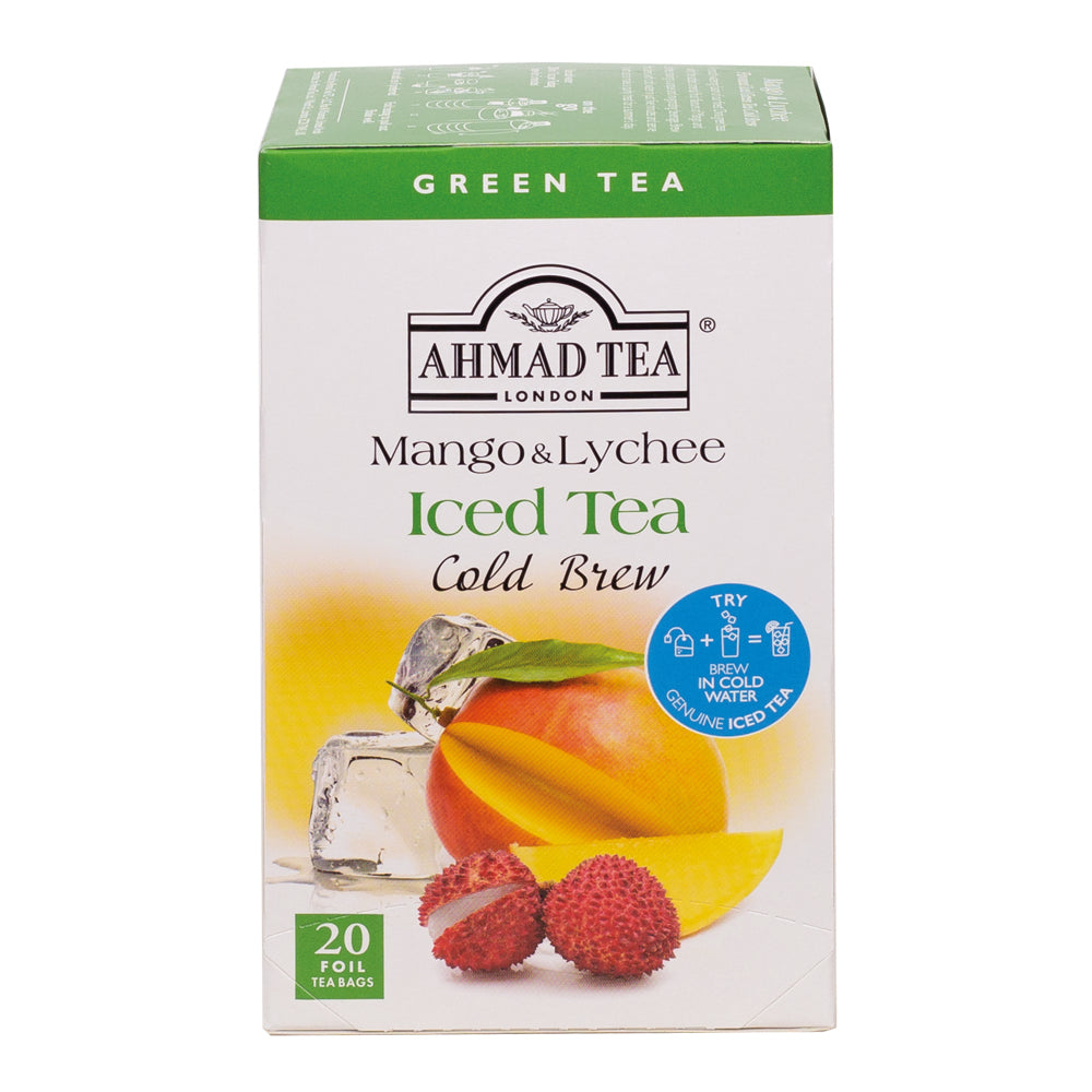 Mango & Lychee Cold Brew Iced Green Tea - Teabags