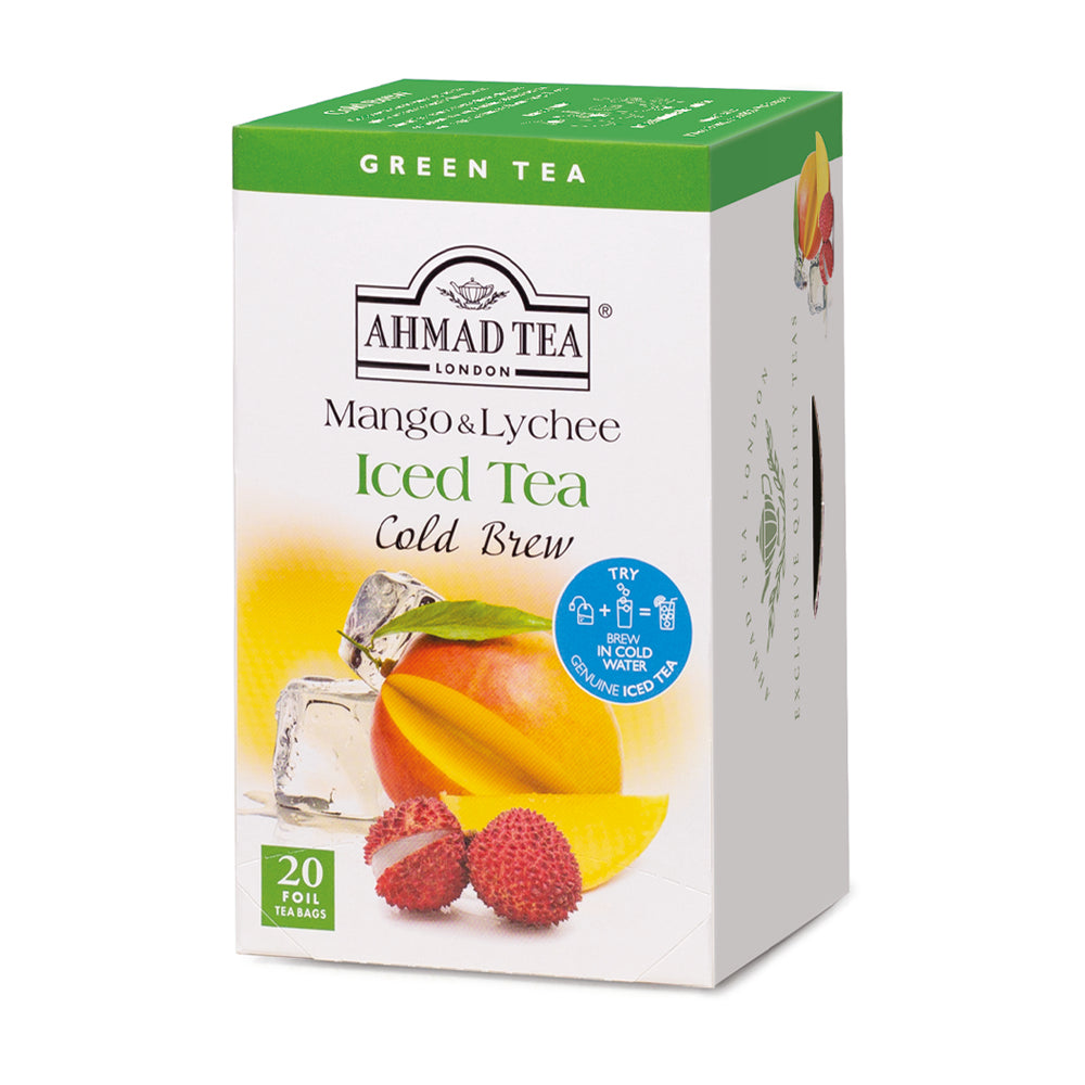 Mango & Lychee Cold Brew Iced Green Tea - Teabags