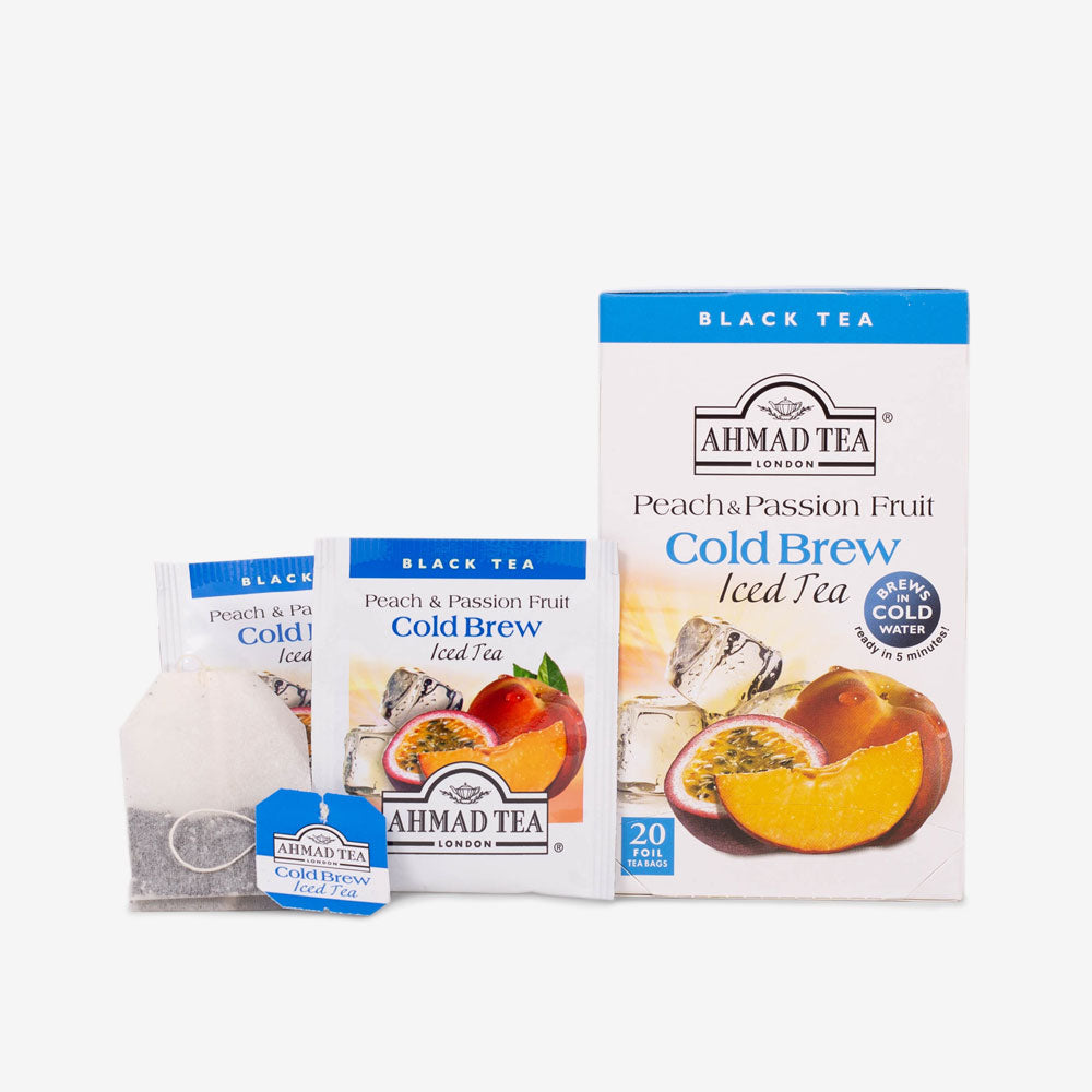 🎁 Peach & Passion Fruit Cold Brew Iced Tea - Teabags (100% off)