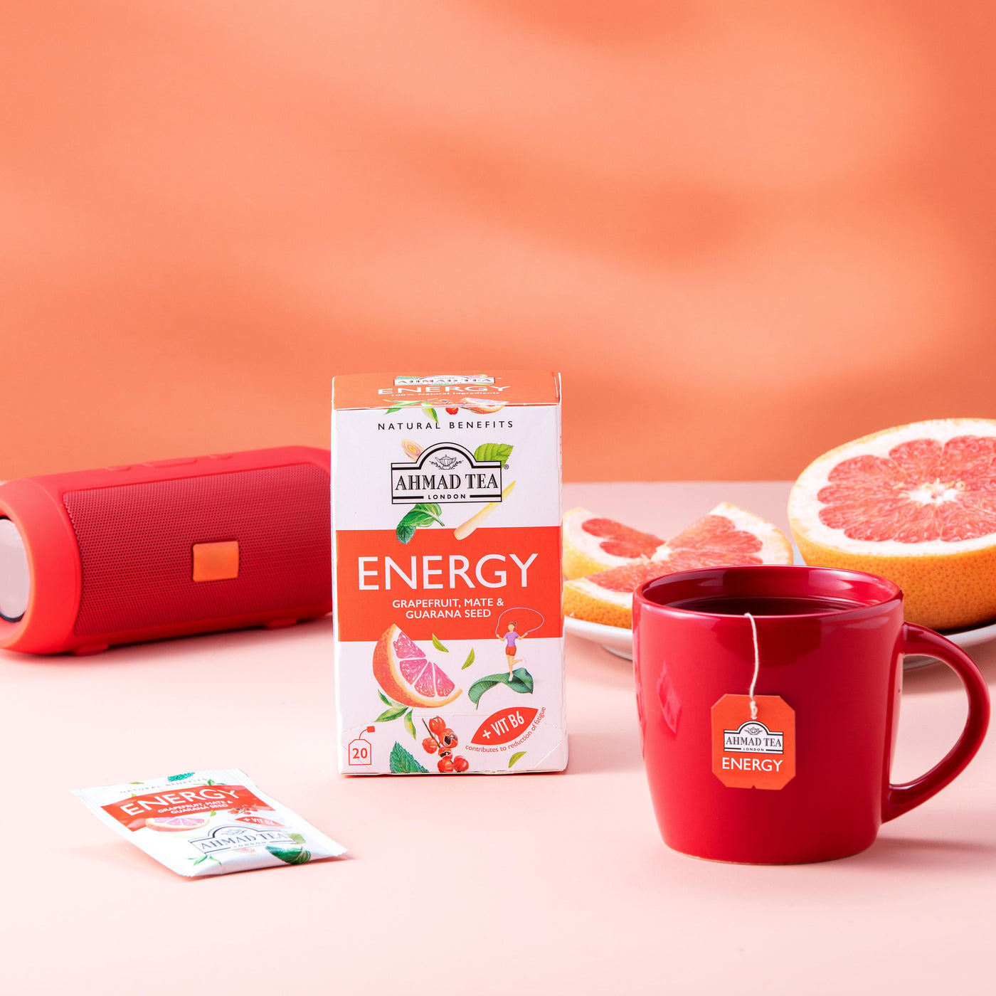 Grapefruit, Mate & Guarana Seed "Energy" Infusion   Teabags