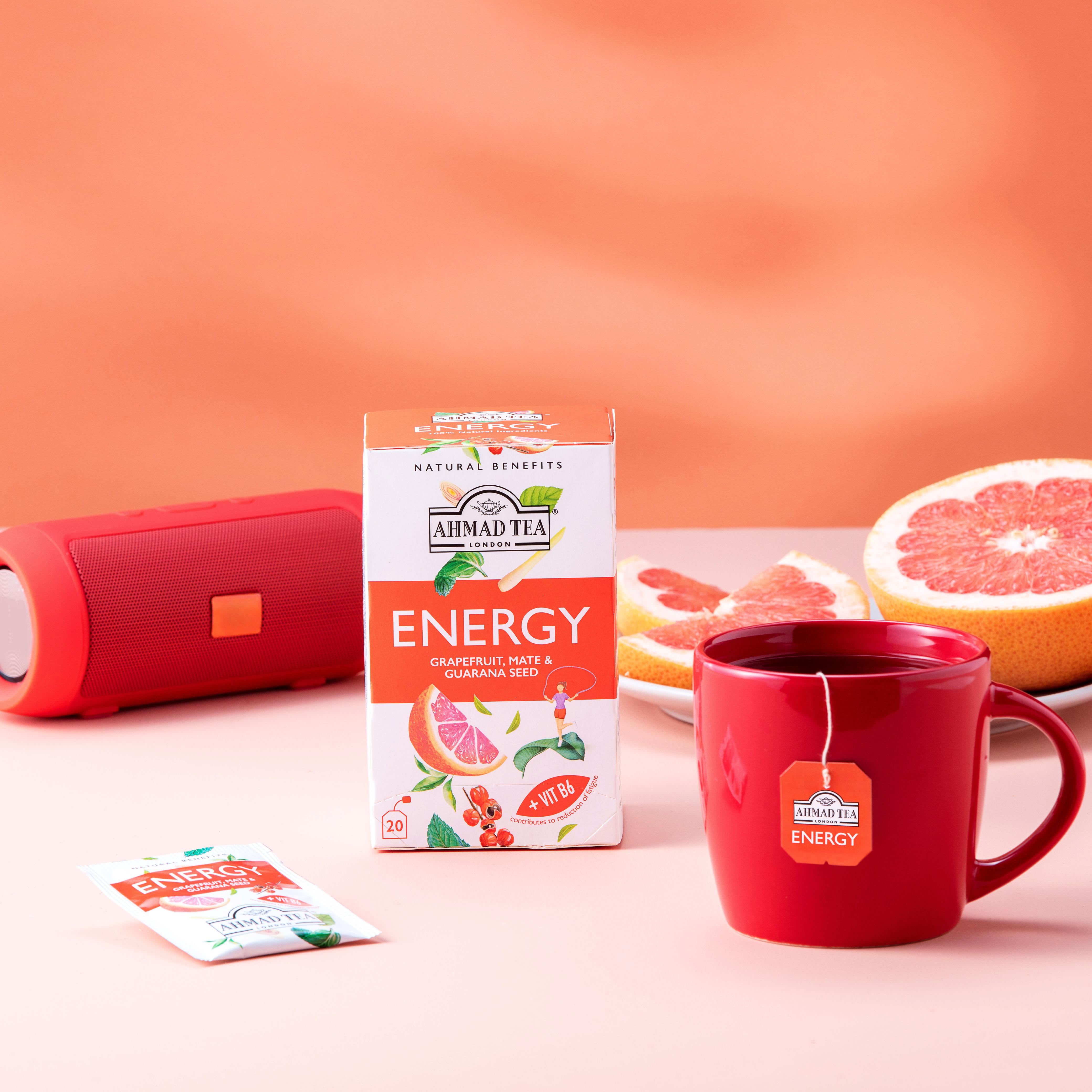 Grapefruit, Mate & Guarana Seed "Energy" Infusion   Teabags