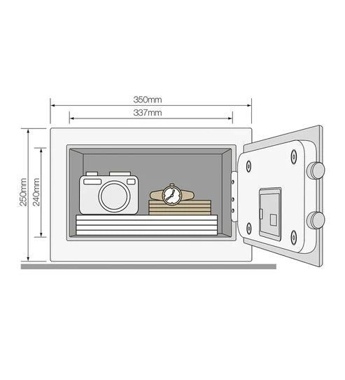 Yale Maximum Security Motorised Home Safe (250/EG1)