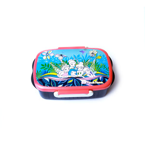 LUNCH BOX WITH CLIP CLOSURE ON LID (16.5CM X 11.5CM X 5.5CM)