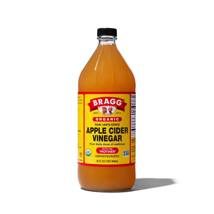 Organic Apple Cider Vinegar 32Oz Glass Bottle