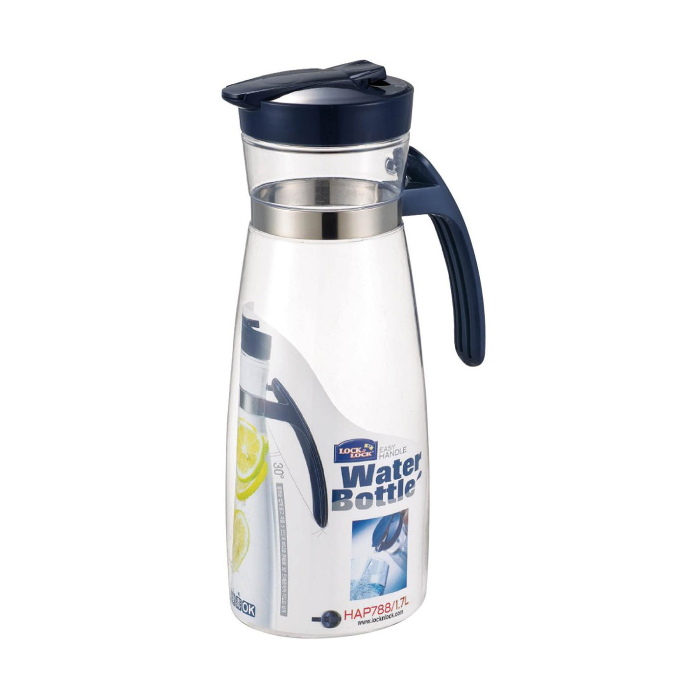 Water Jug 1.7L Pet Blue