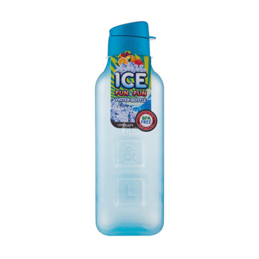 Ice Fun & Fun Water Bottle 1.0L Blue