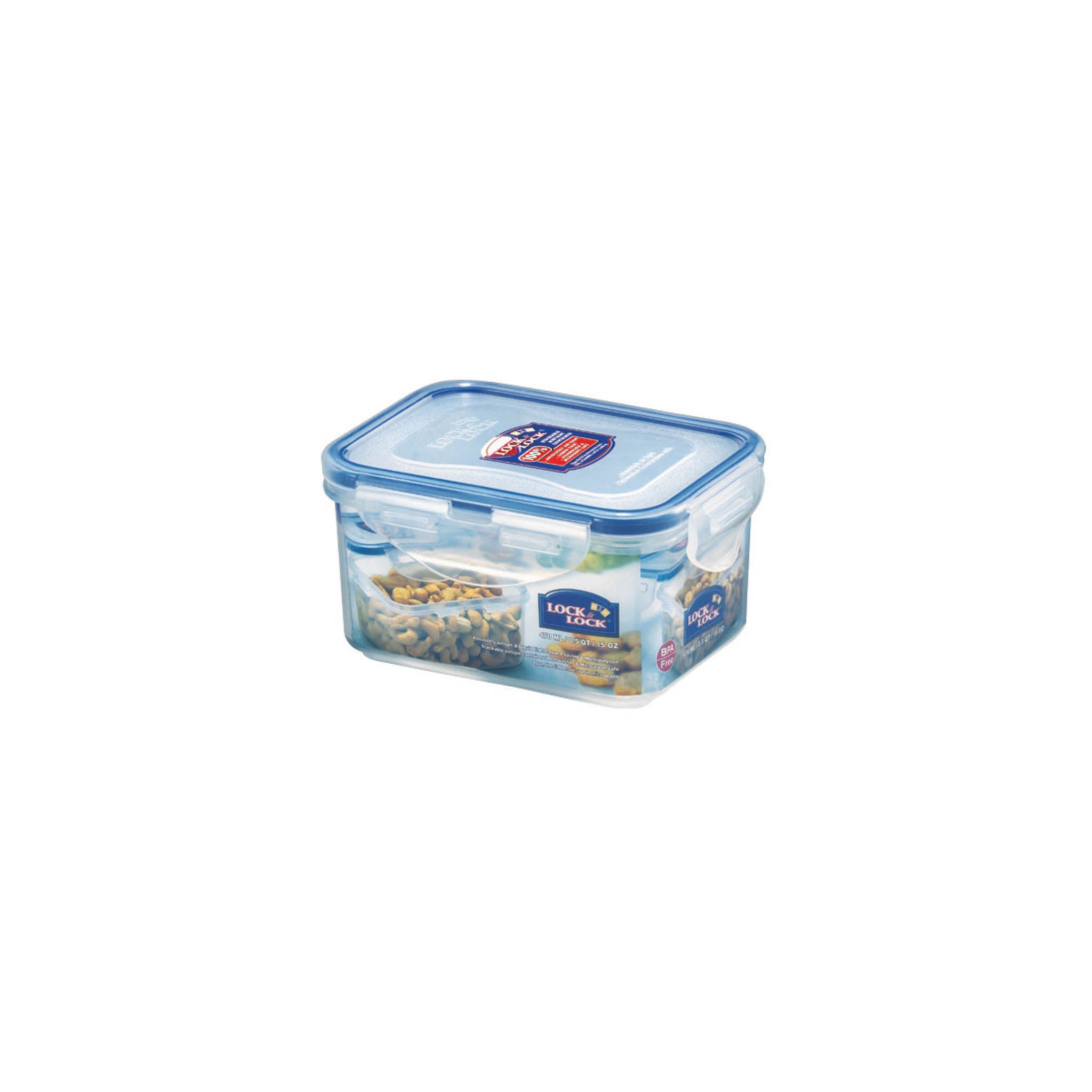 Rectangular Short Food Container 470Ml