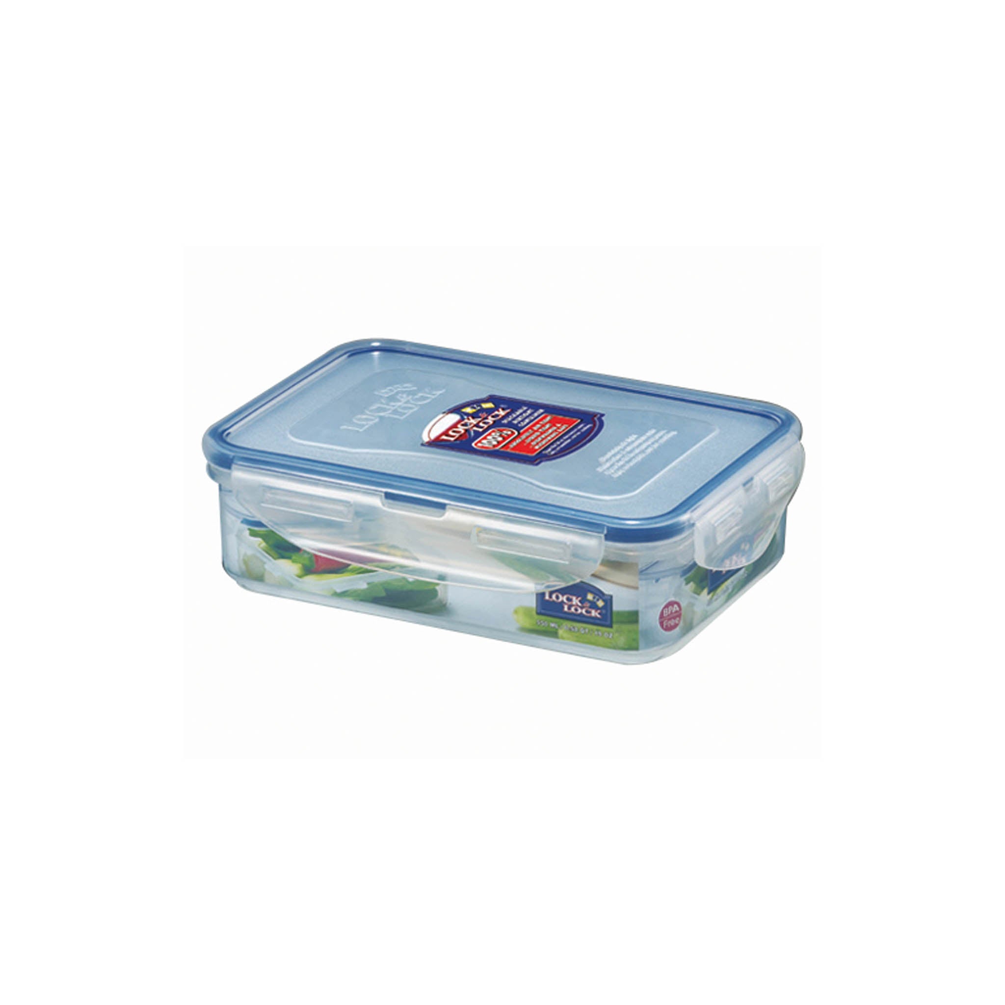 Rectangular Short Food Container 550Ml