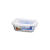 L&L Heat Resistant Glass Container Clear Rectangular 430Ml