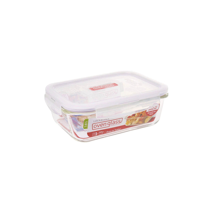 Boroseal II Heat Resistant Glass Rectangular 1.0 L